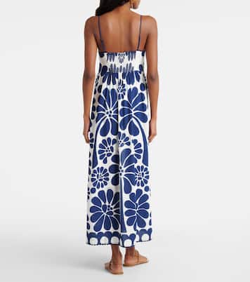 Palermo floral scalloped beach cover-up | Farm Rio