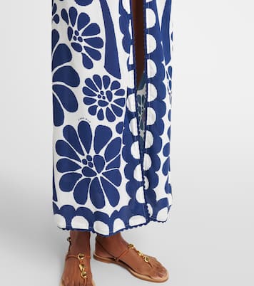 Palermo floral scalloped beach cover-up | Farm Rio