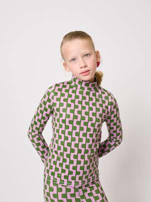 Printed turtleneck T-shirt | Bobo Choses