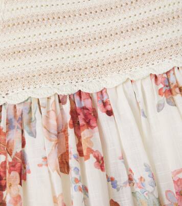 Awaken floral cotton dress | Zimmermann Kids