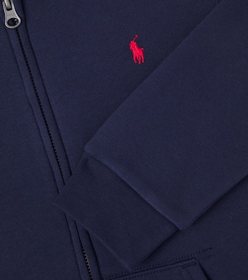 Cotton-blend fleece zip-up hoodie | Polo Ralph Lauren Kids