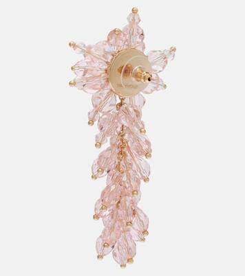 Crystal-embellished drop earrings | Self-Portrait