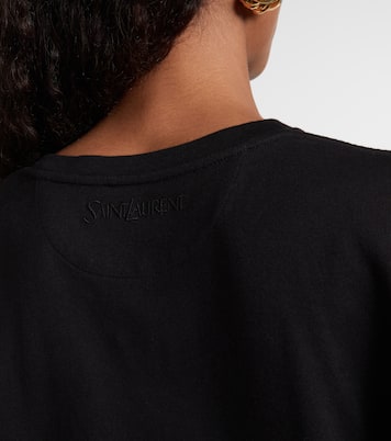 T-Shirt Crescent Moon aus Baumwolle | Saint Laurent