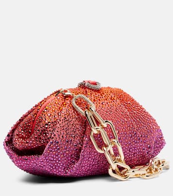 Gradient Perry crystal-embellished clutch | Judith Leiber Couture