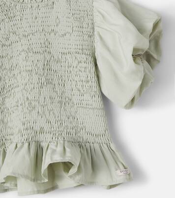 Sorien ruffled shirred top | Donsje