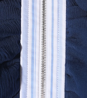 Vestido de algodón de rayas | Prada