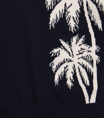 Intarsia cotton sweatshirt | Il Gufo