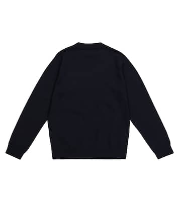Intarsia cotton sweatshirt | Il Gufo