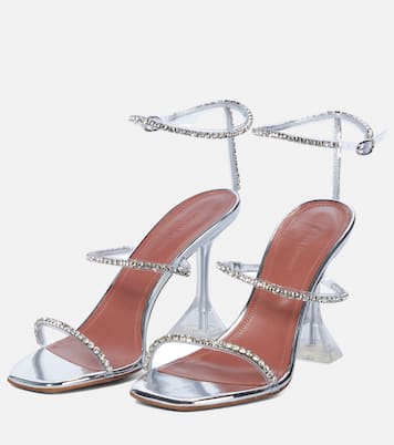 Sandales Gilda en PVC à ornements | Amina Muaddi