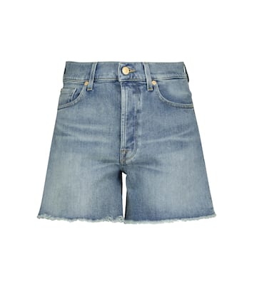Shorts di jeans Billie a vita alta | 7 For All Mankind