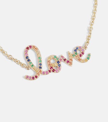 Love 14kt gold bracelet with diamonds | Sydney Evan