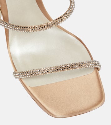 Cleo embellished satin sandals | Rene Caovilla