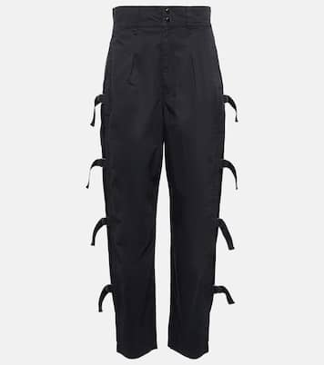 Keowina high-rise tapered cotton pants | Marant Etoile