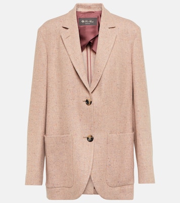 Blazer Bitsy en tweed de cachemir | Loro Piana