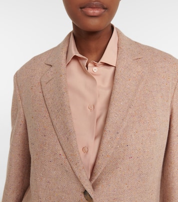 Blazer Bitsy en tweed de cachemir | Loro Piana
