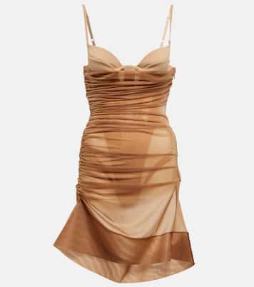 Draped corset minidress | Mugler