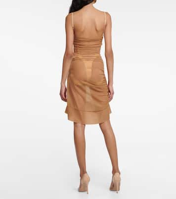 Draped corset minidress | Mugler