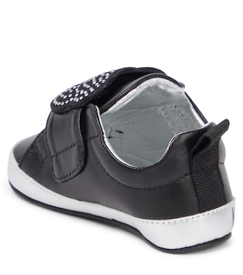 Bébé – Baskets en cuir à ornements | Moschino Kids