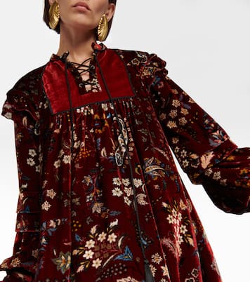 Minikleid aus Samt | Etro