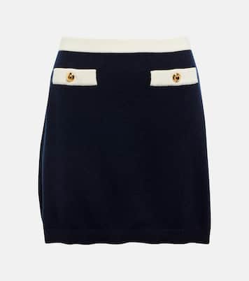 Mini-jupe en cachemire | Miu Miu