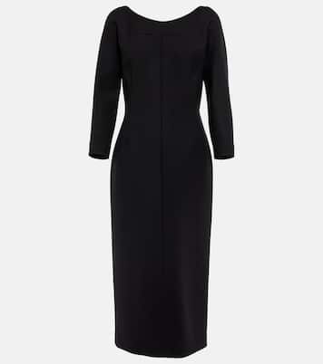 Tulip wool-blend midi dress | The Row