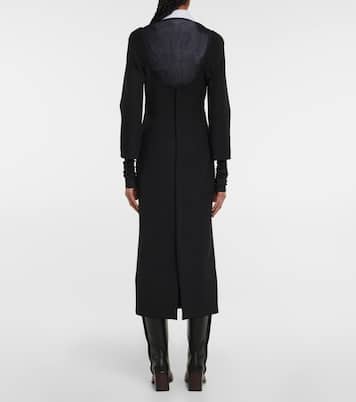 Tulip wool-blend midi dress | The Row