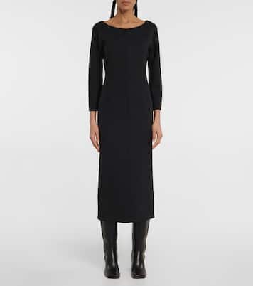 Tulip wool-blend midi dress | The Row
