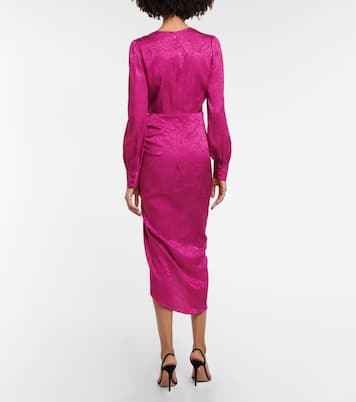 Weiss jacquard ruffle dress | Veronica Beard