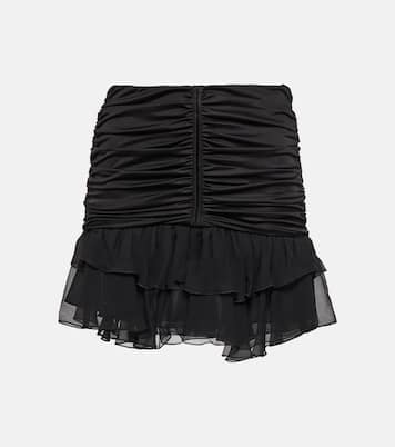 Minifalda plisada con volantes | Blumarine