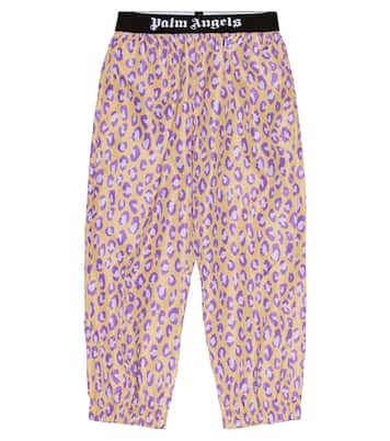 Leopard-print track pants | Palm Angels Kids