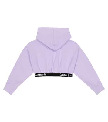 Felpa in cotone con logo e cappuccio | Palm Angels Kids
