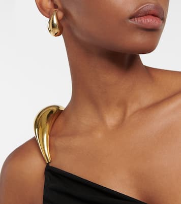 Orecchini Drop in argento bagnato in oro 18kt | Bottega Veneta
