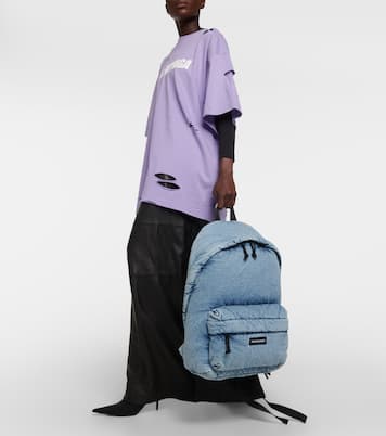 Sac à dos en denim matelassé | Balenciaga