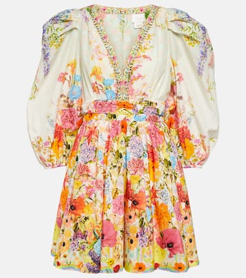 Sunlight Symphony cotton and silk minidress | Camilla