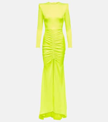 Ruched satin gown | Alex Perry