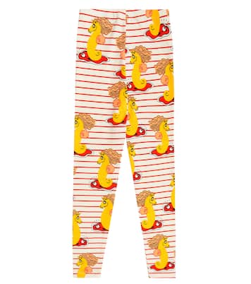 Leggings en mezcla de algodón estampados | Mini Rodini