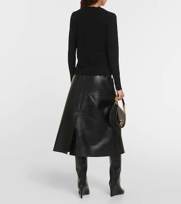 Scalloped wool and cashmere sweater | Jardin des Orangers