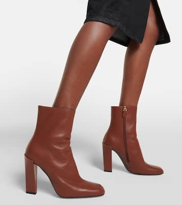 Leather ankle boots | Victoria Beckham