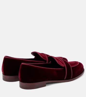 Loafers Martin aus Samt | Aquazzura