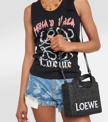 Mini raffia shopper | Loewe