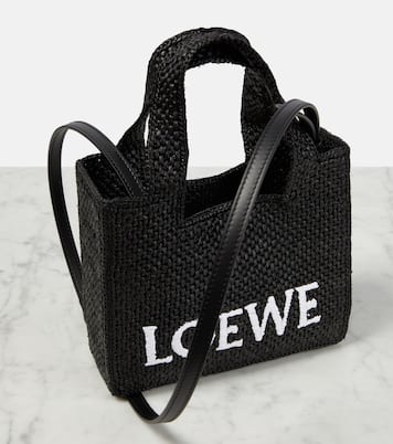 Mini raffia shopper | Loewe