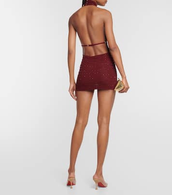 Vestido corto Pora con cuello halter | Aya Muse