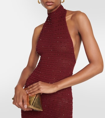 Vestido corto Pora con cuello halter | Aya Muse