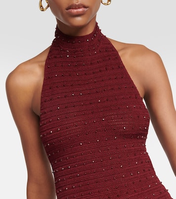 Vestido corto Pora con cuello halter | Aya Muse
