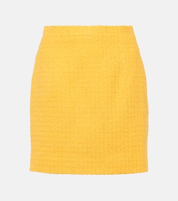 Minifalda de punto bouclé | Alessandra Rich