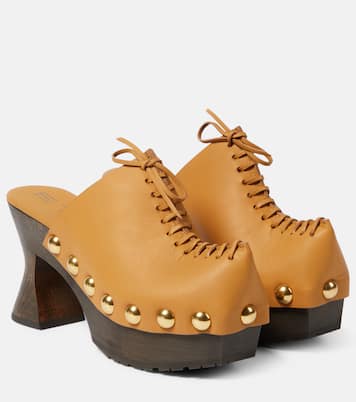 Mules 50 in pelle con plateau | Etro