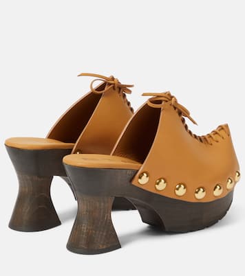 Mules 50 in pelle con plateau | Etro