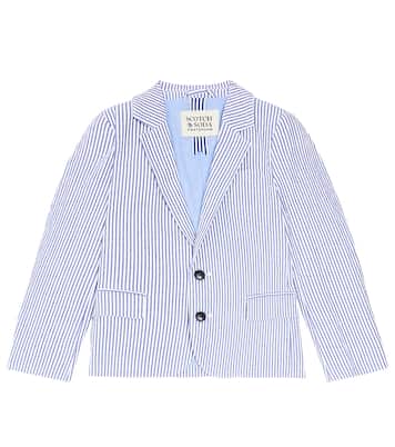 Blazer in cotone a righe | Scotch & Soda Kids