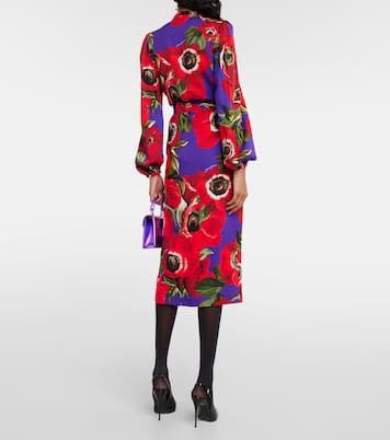 Gonna a tubino in misto seta | Dolce&Gabbana