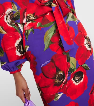Gonna a tubino in misto seta | Dolce&Gabbana